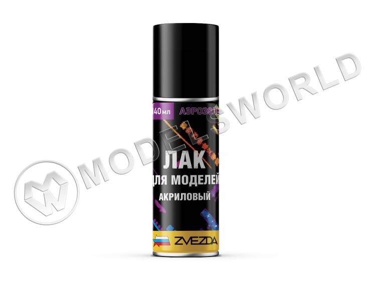 Лак глянцевый акриловый Zvezda, 140 мл Лак глянцевый акриловый Zvezda, 140 мл - фото 1