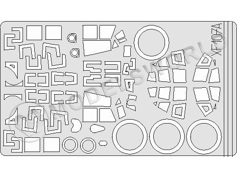 Окрасочная маска для Ju88A-4, Monogram. Масштаб 1:48
