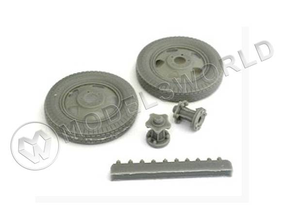 Колеса для пушки ЗИС-2 / ЗИС-3. Масштаб 1:35 - фото 1