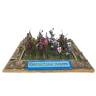 Готовая модель, миниатюра "Крестоносцeв" 2+12 фигур в масштабе 1:72