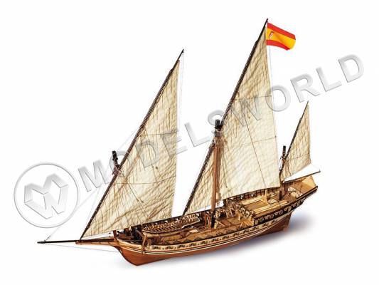 Набор для постройки модели корабля CAZADOR. Масштаб 1:60