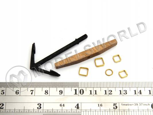 Испанский якорь, металл и дерево, 50 мм