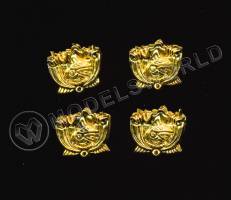 Декоративный элемент, 10 мм, металл 1 шт.