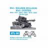 Траки металлические M-41 Walker Bulldog/M-42 Duster. Масштаб 1:35