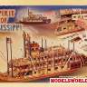 Набор для постройки модели корабля MISSISSIPPI. Масштаб 1:80
