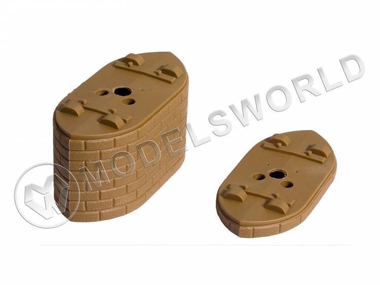 Элементы понтонной опоры, 0.5 см, 5 шт. Масштаб H0/TT - фото 1