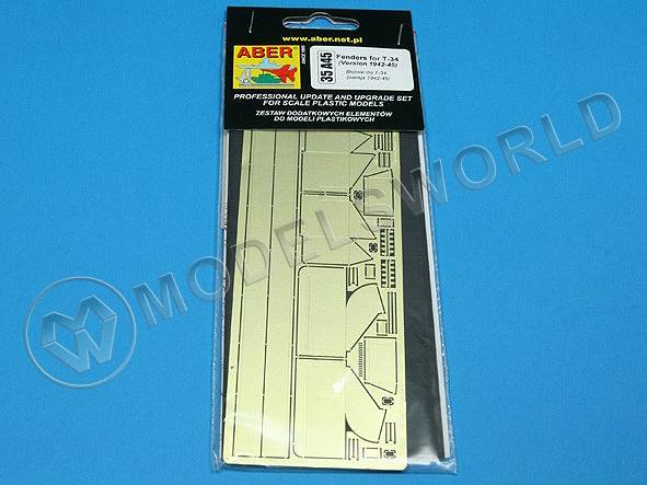 Фототравление Fenders for T-34 (Version 1942 - 45). Масштаб 1:35 - фото 1