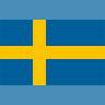 Шведы флаг. Размер 30х18 мм