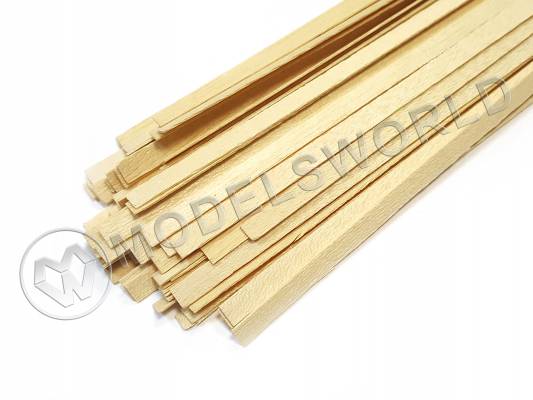 Рейка 5.0х10.0x500 мм, рамин, 1 шт.