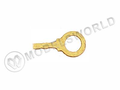 Обух, латунь, 0.8Х4.0х0.3 мм, 10 шт