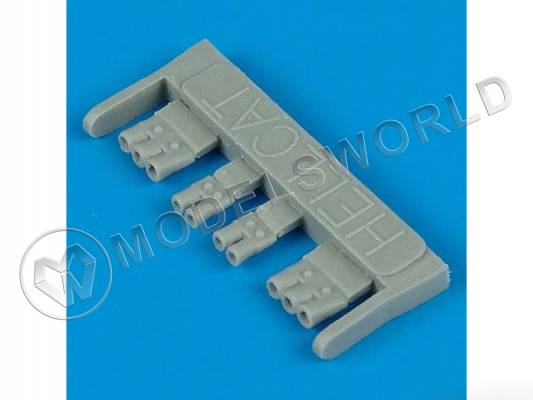 Конверсионный набор для модели F6F-3 Hellcat выхлопная труба, Hasegawa. Масштаб 1:48