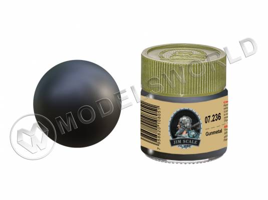 Спиртовая краска Jim Scale Gunmetal, 10 мл