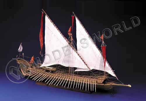 SM251_s.jpg Набор для постройки модели корабля REALE DE FRANCE Галера средиземноморского флота Франция. Масштаб 1:24 - фото 1