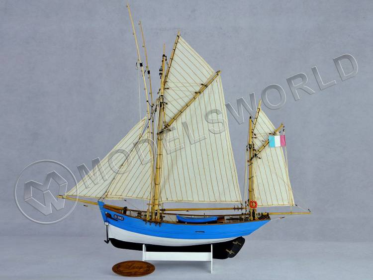 Набор для постройки модели корабля LUCY TUNA CLIPPER. Масштаб 1:50 - фото 1