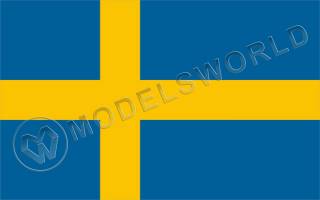 Шведы флаг. Размер 125х80 мм