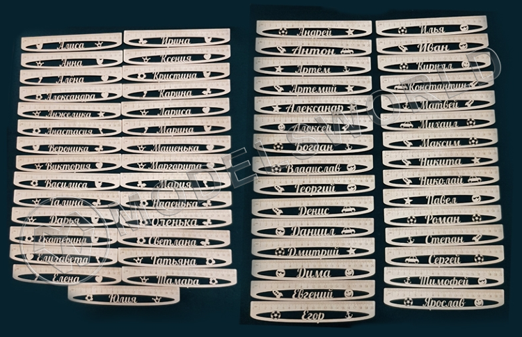 Именная линейка - фото 1