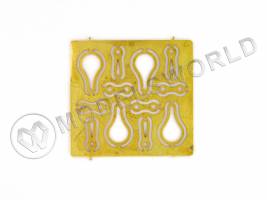 Вант-путенсы цепь, 3.5 мм, латунь, 4 шт