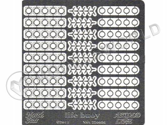 Фототравление спасательный круг. Масштаб 1:350