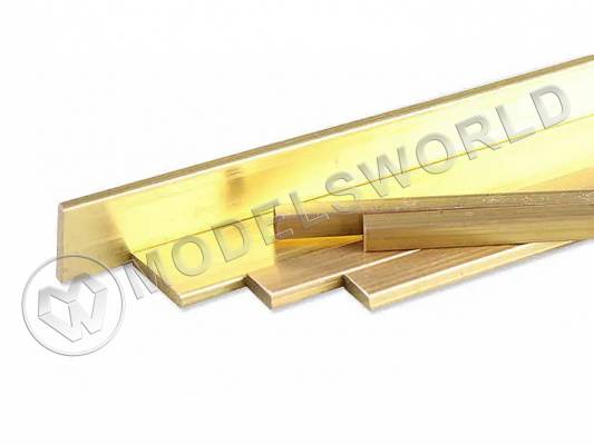 Полоска латунная 6.4х0.6 мм, 1 шт