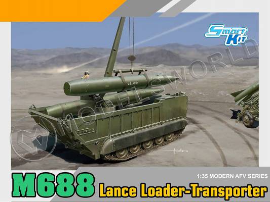 Склеиваемая пластиковая модель Транспортно-заряжающая машина M688 Lance. Масштаб 1:35