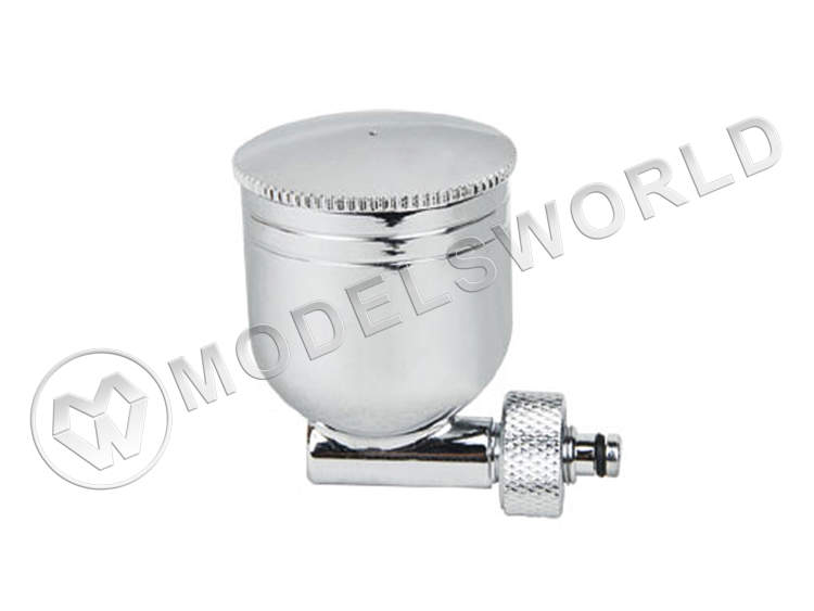 Емкость с крышкой JAS, 9 мл, трубка 90 градусов, гайка, металл - фото 1