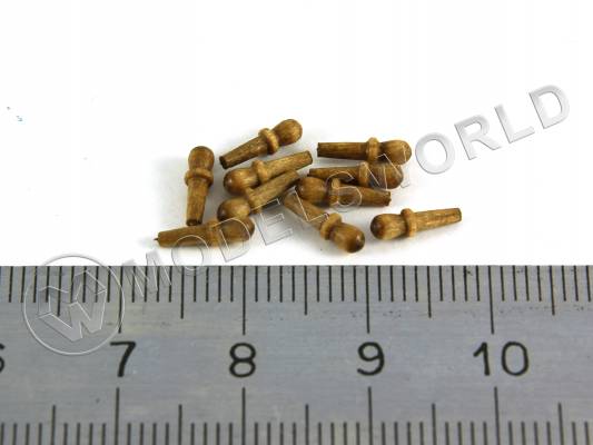 Нагель, орех, 8 мм, 10 шт