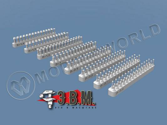 Винт со сферической головкой D=1.3 мм