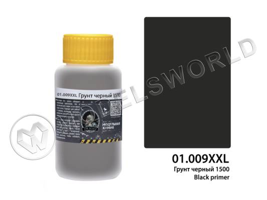 Грунт черный 1500 Black primer Jim Scale, 100 мл