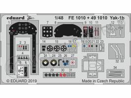 Фототравление для самолета Як-1б кабина, Звезда. Масштаб 1:48