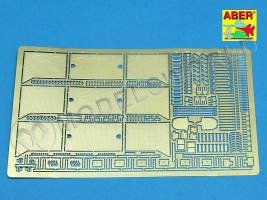Фототравление для German 18 ton heavy half-track ''FAMO'' (Sd.Kfz.9) - Artillery Version - additional set. Масштаб 1:35