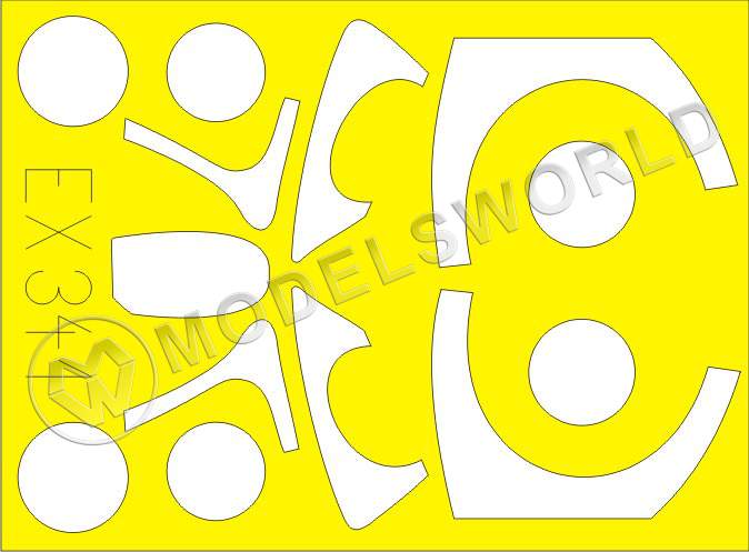 Окрасочная маска на YAK-38/38M, Hobby Boss, Масштаб 1:48 - фото 1