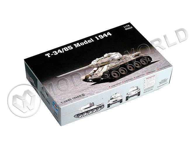 Склеиваемая пластиковая модель Советский танк Т-34/85, 1944. Масштаб 1:72 - фото 1
