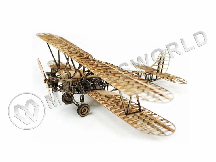 Каркасная модель из картона самолет По-2 (У-2). Масштаб 1:35 - фото 1