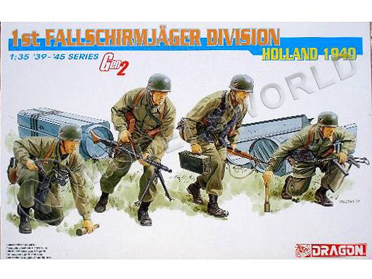 Фигуры 1-я десантная дивизия Голландии, 1940 г. Масштаб 1:35