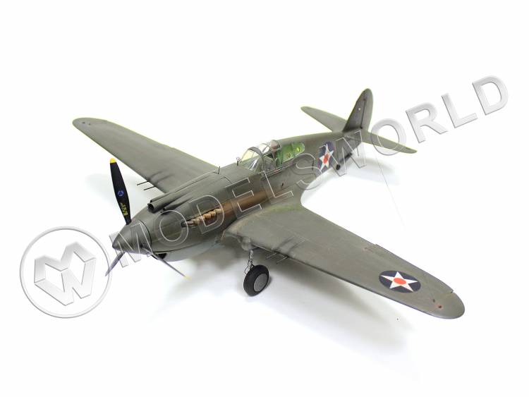 Готовая модель, американский истребитель P-40 в масштабе 1:32 Готовая модель, американский истребитель P-40 в масштабе 1:32 - фото 1