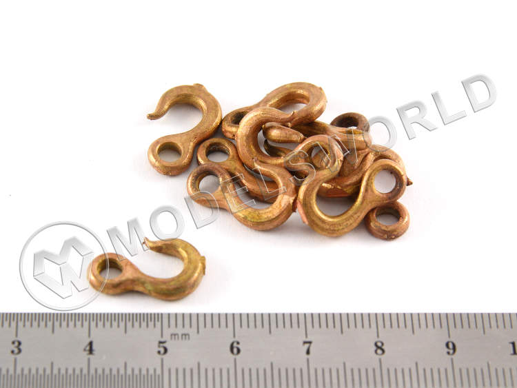 Гак. Отливка. Длинна 17.0 мм, 10 шт Гак. Отливка. Длинна 17.0 мм, 10 шт - фото 1