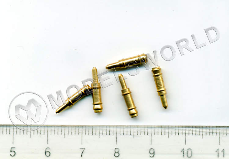 Макет пушки, латунь, 8 мм, 2 шт - фото 1