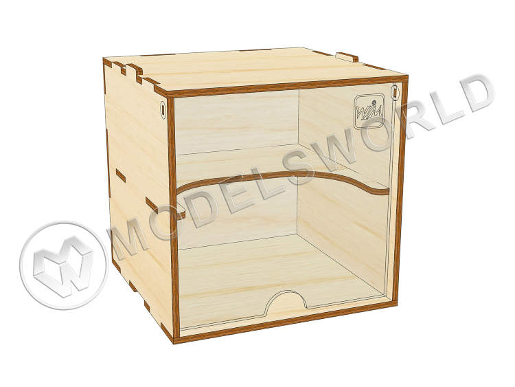 Mini Модуль-витрина с полочкой - фото 1