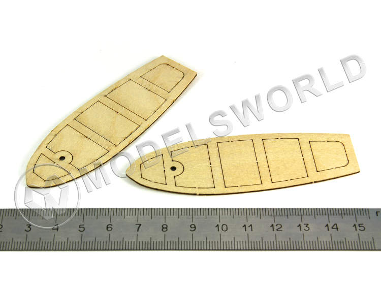 Вставка для шлюпки, 30х90, дерево, 2 шт. Вставка для шлюпки, 30х90, дерево, 2 шт. - фото 1