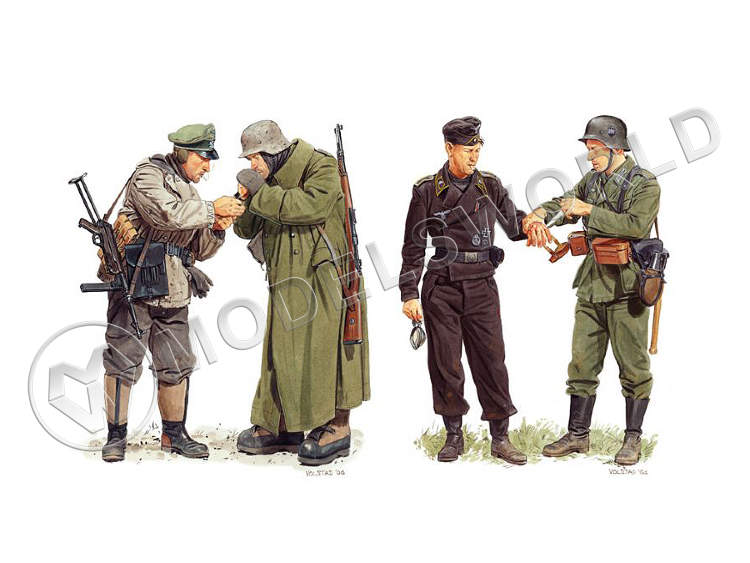 Фигуры немецких солдат "Stalingrad Inferno", Сталинград. Масштаб 1:35 Фигуры немецких солдат "Stalingrad Inferno", Сталинград. Масштаб 1:35 - фото 1