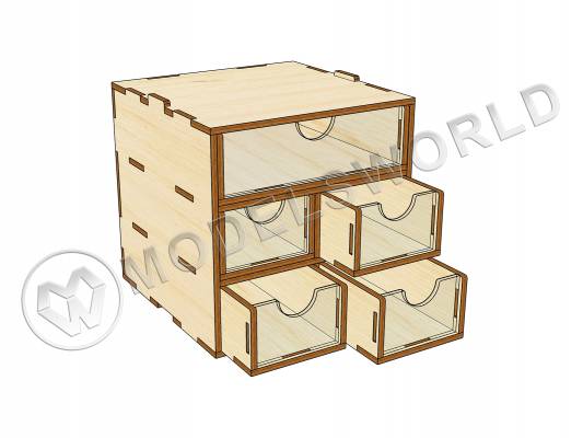 Mini модуль-органайзер на 5 ящичков