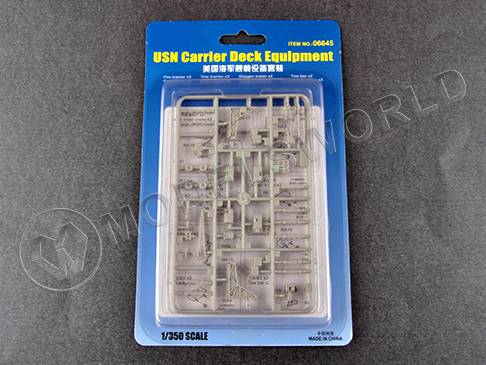 Палубное оборудование авианосца ВМС США. Масштаб 1:350 - фото 1