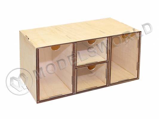 Касcетный модуль-органайзер (аптечка) на 4 ящичка. Собранный