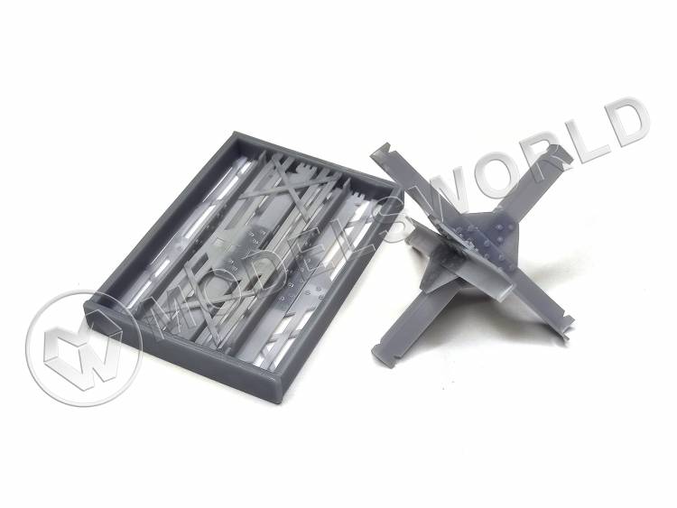 Противотанковый еж "чешский", 2 шт. Масштаб 1:35 Противотанковый еж "чешский", 2 шт. Масштаб 1:35 - фото 1