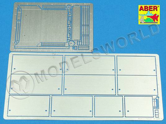 Фототравление для Russian Medium Tank German "Schutzen" for captured 34/76 tank. Масштаб 1:35