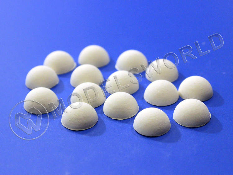 Полусферы дорожные тип 1 серые, 24 шт. Масштаб 1:43 - фото 1