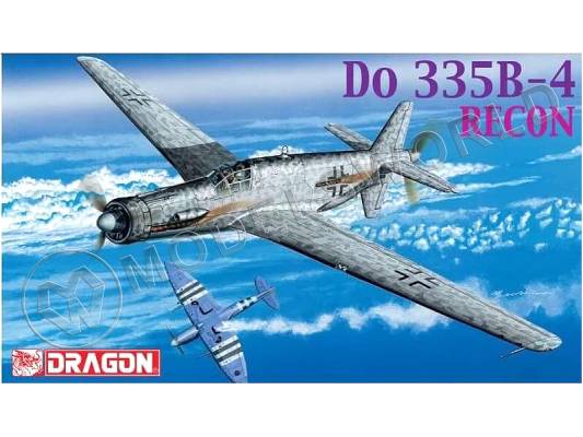 Склеиваемая пластиковая модель Немецкий истребитель Do 335B-4 Recon. Масштаб 1:72