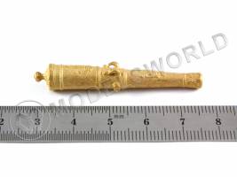 Пушка Французского образца, необработанная, 48.5 мм., с декором 2 шт