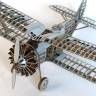 Каркасная модель из картона советский истребитель И-15. Масштаб 1:35