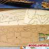 Набор для постройки модели корабля ENGLISH WHALEBOAT Китобойный баркас. Масштаб 1:16